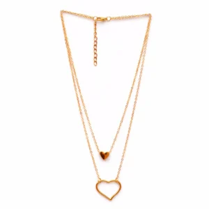 Double Heart Necklace